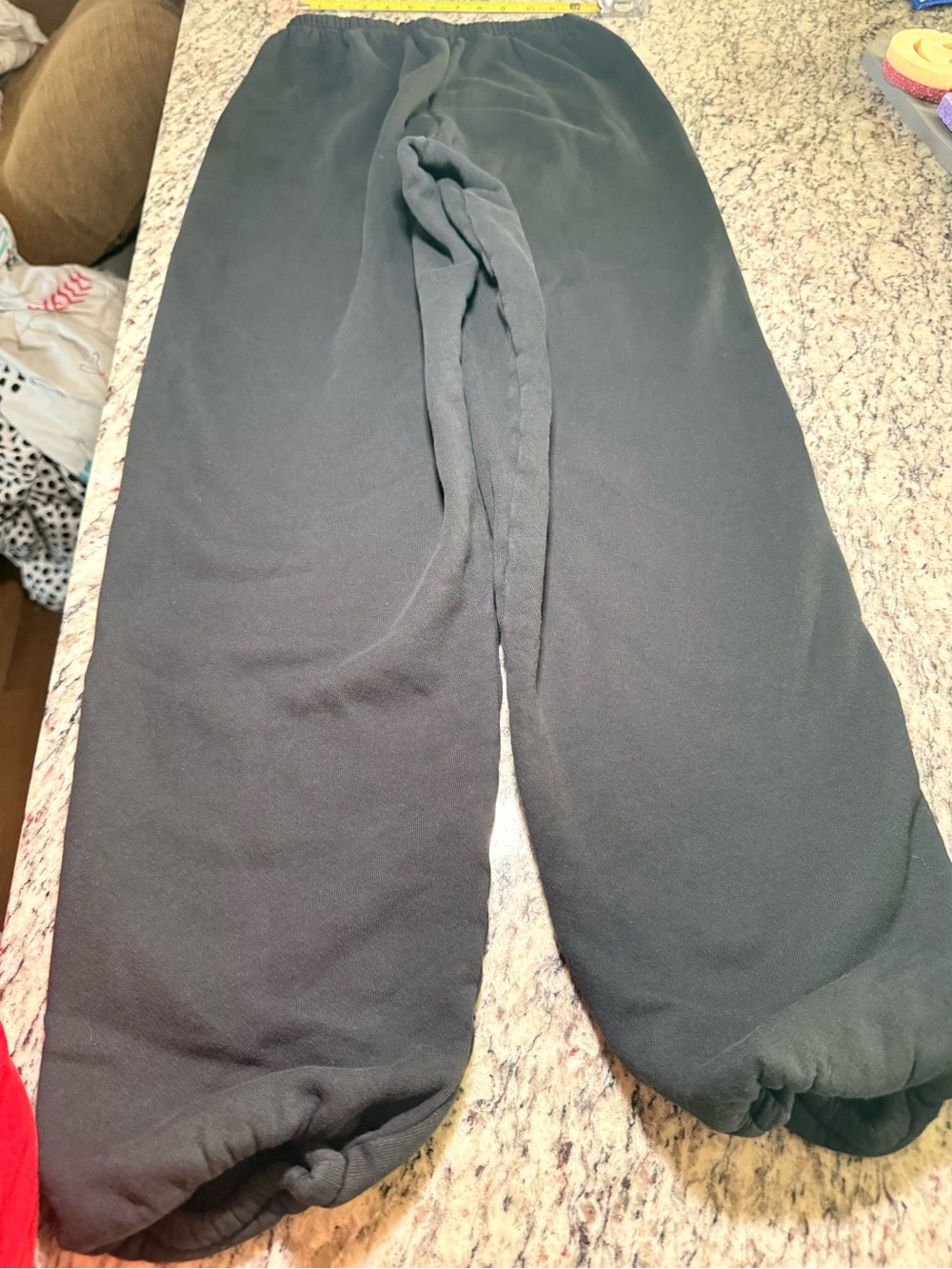 ♡ Joah Brown Oversized Jogger Black French Terry - Picture 13 of 15